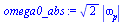 `*`(`^`(2, `/`(1, 2)), `*`(abs(omega[p])))