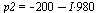 p2 = `+`(`-`(200), `-`(`*`(I, 980)))