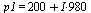 p1 = `+`(200, `*`(I, 980))