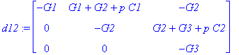 d12 := matrix([[-G1, G1+G2+p*C1, -G2], [0, -G2, G2+...