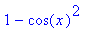 1-cos(x)^2
