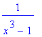 1/(x^3-1)