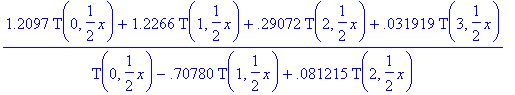 (1.2097*T(0,1/2*x)+1.2266*T(1,1/2*x)+.29072*T(2,1/2...