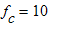 f[c] = 10