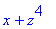 x+z^4