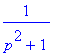 1/(p^2+1)