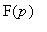 F(p)